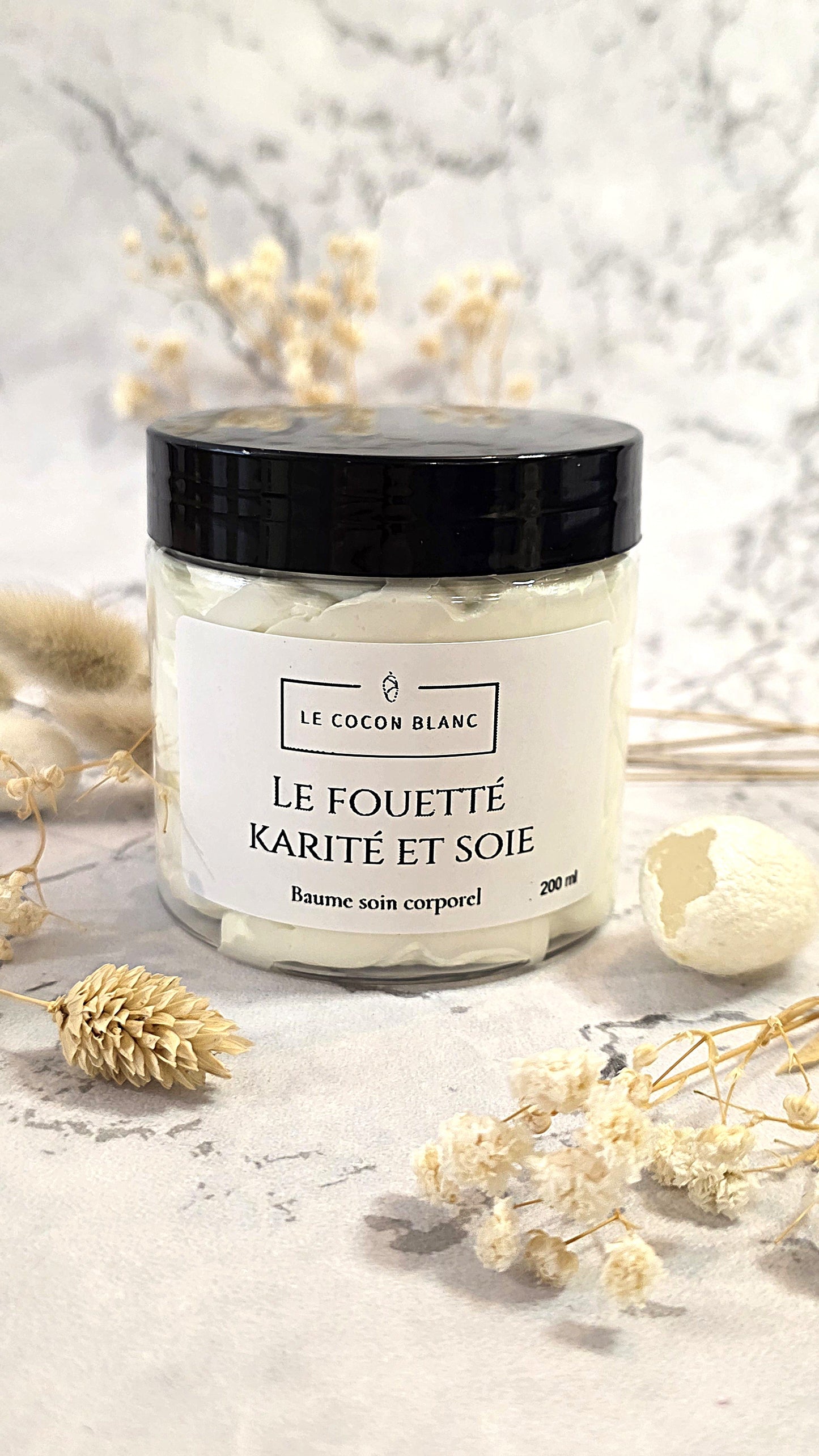Crema batida de karité y seda