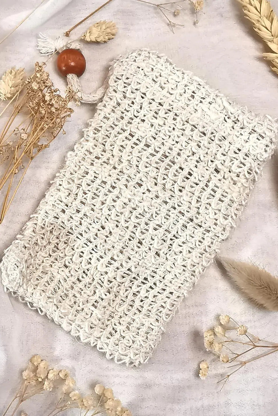 Filet sauve-savon en Sisal naturel Le Cocon Blanc