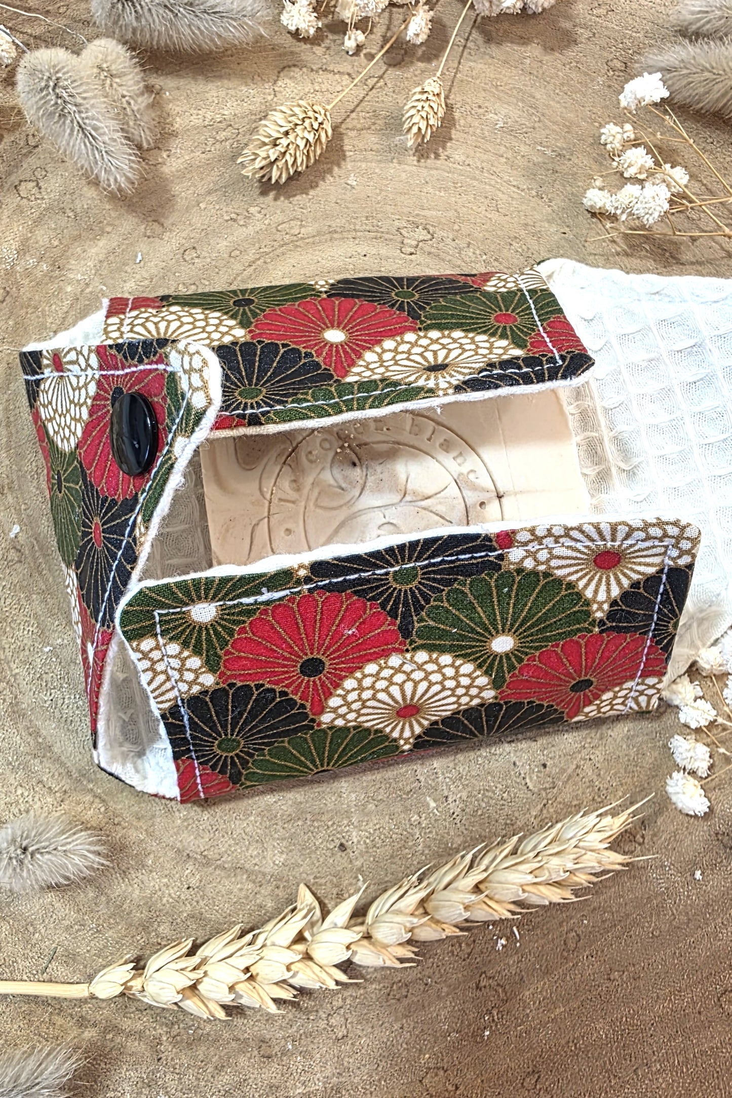 Pochette à savon de voyage