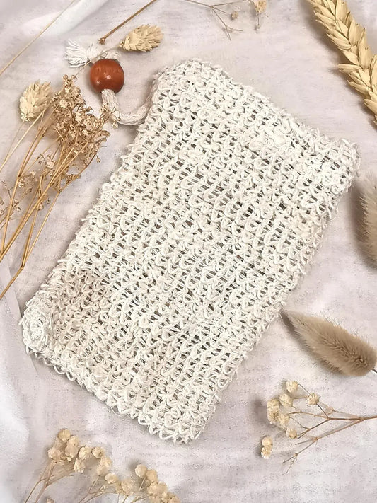 Filet sauve-savon en Sisal naturel Le Cocon Blanc